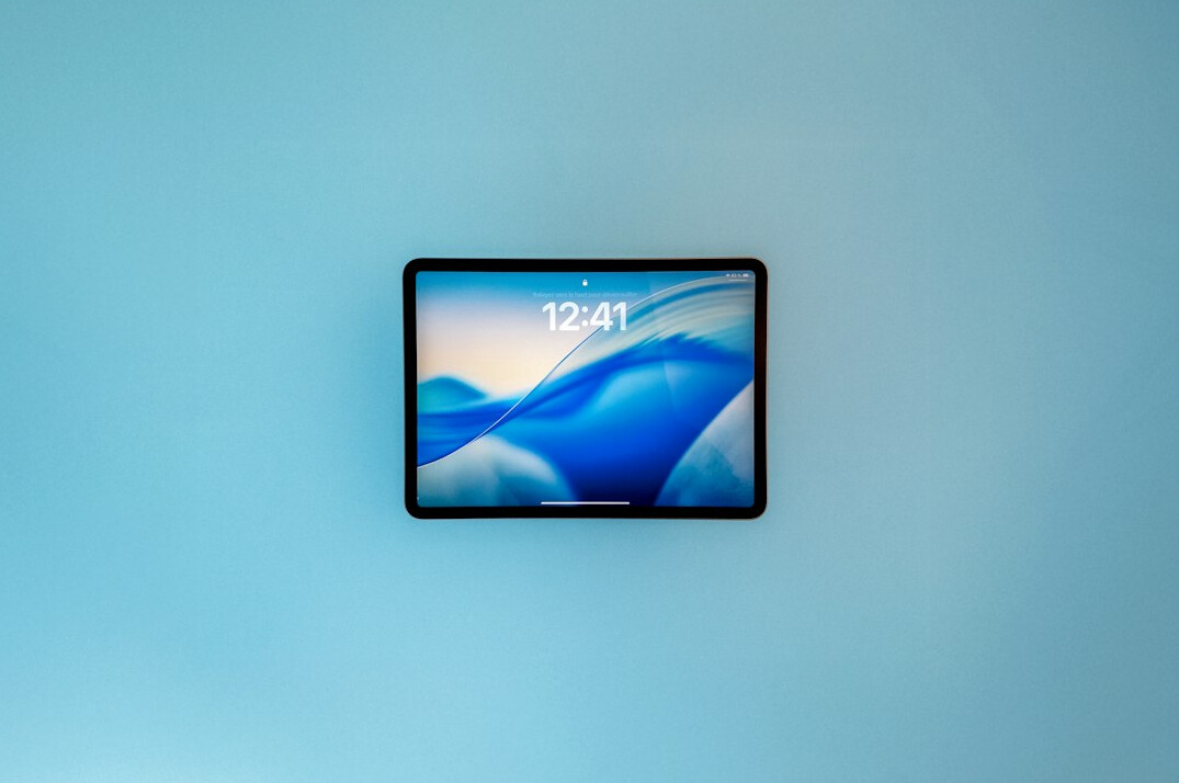 Presentation on a screen in a meeting room